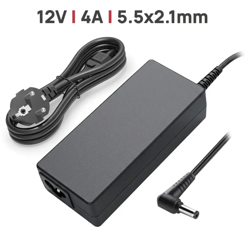 CARICABATTERIA PER MONITOR TFT 12V 4A 48W