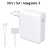 CARGADOR MAC BOOK AIR PRO M1 M2 M3 M4 67W MAGSAFE 3 CABLE TRENZADO USB-C A T DE 2