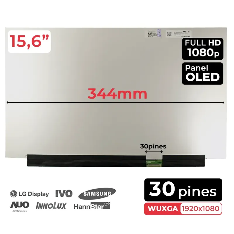 PANTALLA OLED DE 15.6" PARA PORTÁTIL ATNA56YX03-0 30 PINES FHD