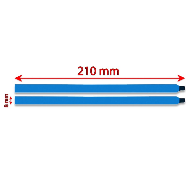 SET DE 10 TIRAS ADESIVAS PARA ECRÃS LCD (220X10 MM)