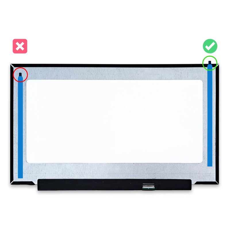 LOT DE 10 BANDES ADHÉSIVES POUR ÉCRANS LCD (220X10 MM)