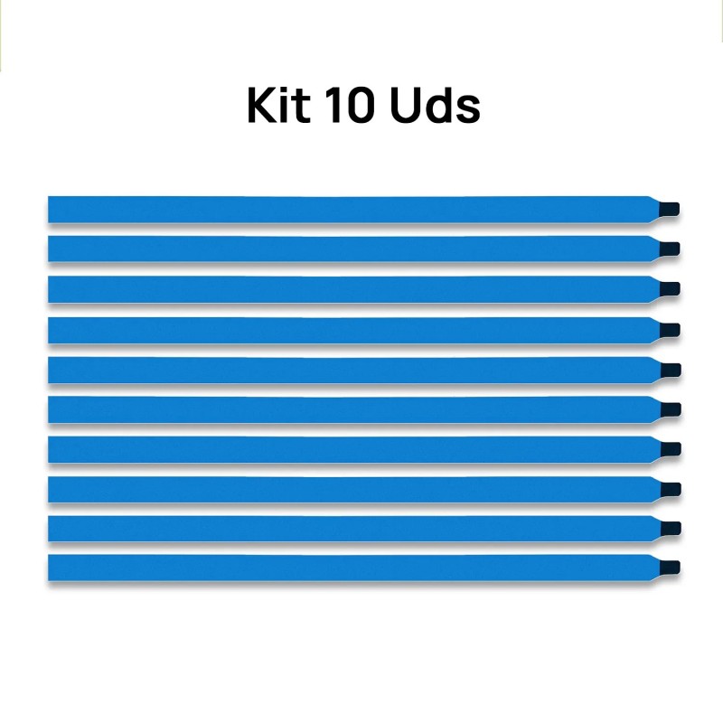 SET DE 10 TIRAS ADHESIVAS PARA PANTALLAS LCD (220X10 MM)