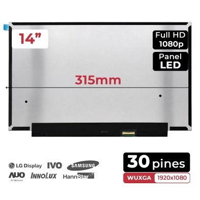 SCHERMO LED OPACO DA 14" PER PORTATILE HP ELITEBOOK 840 G5 G6 G7 M140NVFA R5 FHD