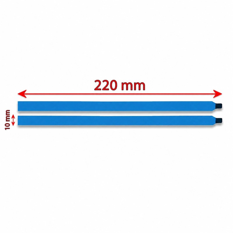 SET DE 10 TIRAS ADESIVAS PARA ECRÃS LCD (220X10 MM)