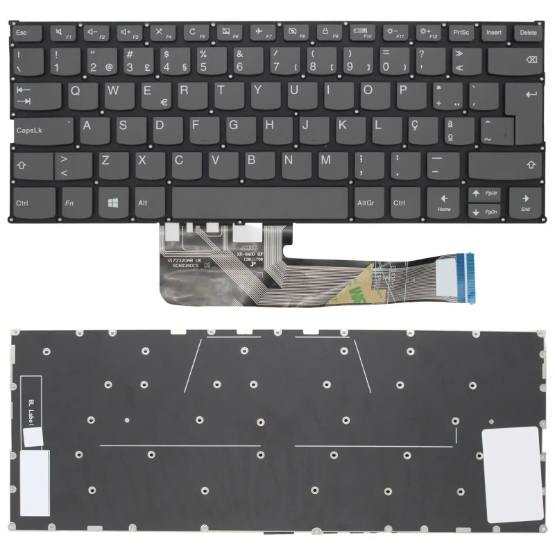 TASTIERA PER PORTATILE LENOVO YOGA 730-13IKB 730-13IWL SERIES SN20Q40620 IN PORTOGHESE