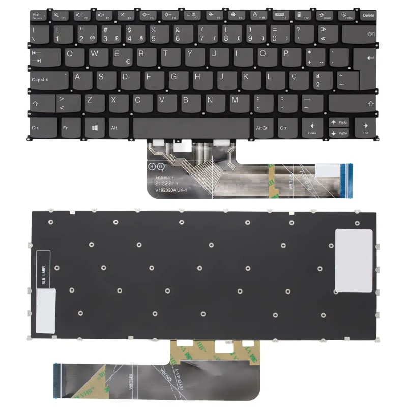TECLADO POUR PORTABLE LENOVO FLEX 5-14IIL05 5-14ITL05 5-14ALC05 5-14ARE05 EN PORTUGAIS