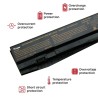 BATERÍA PARA PORTÁTIL CLEVO N850 N855 N857 N870 SERIES | N850BAT-6 - 10.8V 48WH