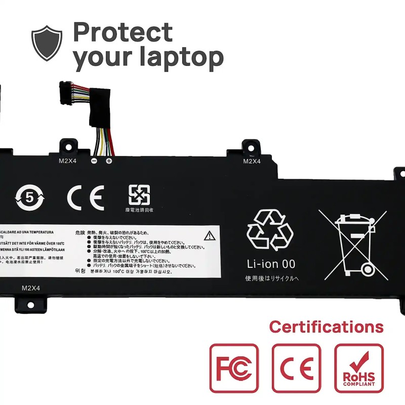 BATTERIE POUR LENOVO IDEAPAD 5 PRO 16ACH6 16IHU6 16ARH7 | L20M4PE1 15.44V 75WH