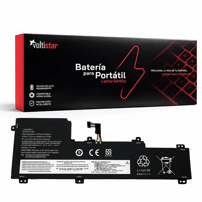 BATTERIA PER LENOVO IDEAPAD 5 PRO 16ACH6 16IHU6 16ARH7 | L20M4PE1 15.44V 75WH