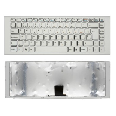 TECLADO PARA PORTATIL SONY VAIO VPC-EG BRANCO