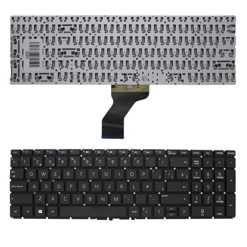 TASTIERA PORTATILE HP 250 G7 255 G7 15-DA 15-DB 15-DW 255 G7 256 G7 NSK-XN4SC NERO