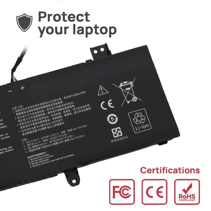 BATTERIA PER PORTATILE ASUS F515 F515E F515EA F515J F515JA F515JP F515M F515MA 7.7V