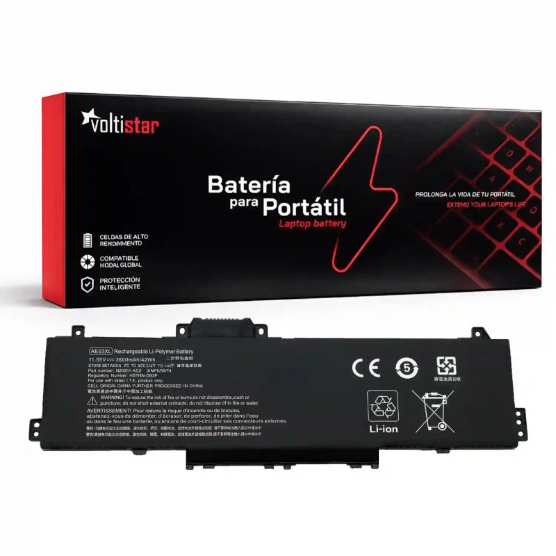 BATTERIE POUR ORDINATEUR PORTABLE HP 14-EM 15-FD 14-EP 250 G10 255 G10 AE03XL
