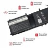 BATTERIA PER COMPUTER PORTATILE DELL ALIENWARE 15 R3 17 R4 0546FF 0HF250 9NJM1