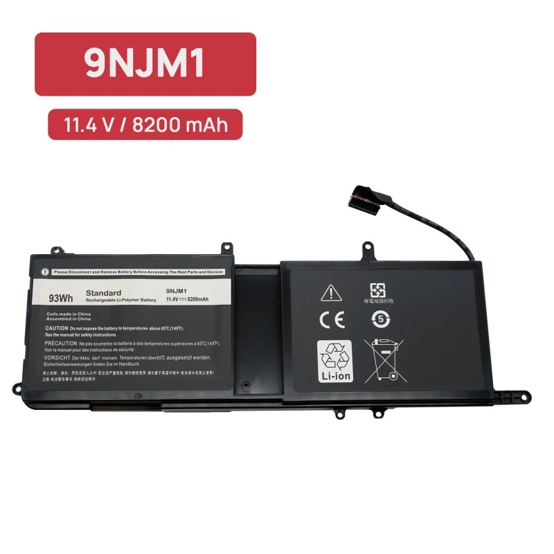 BATERÍA PARA PORTÁTIL DELL ALIENWARE 15 R3 17 R4 0546FF 0HF250 9NJM1