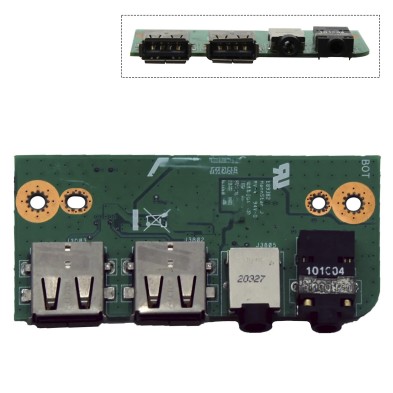 CARTE USB ET AUDIO POUR ORDINATEUR PORTABLE ASUS N53 N53J N53JN N53JF N53JQ N53JL 69N01MB10C04-01