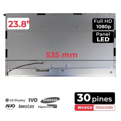 SCHERMO LED 23.8" PER COMPUTER PORTATILE HP AIO ELITEONE 800 G3 SERIES LTM238HL06
