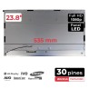SCHERMO LED 23.8" PER COMPUTER PORTATILE HP AIO ELITEONE 800 G3 SERIES LTM238HL06