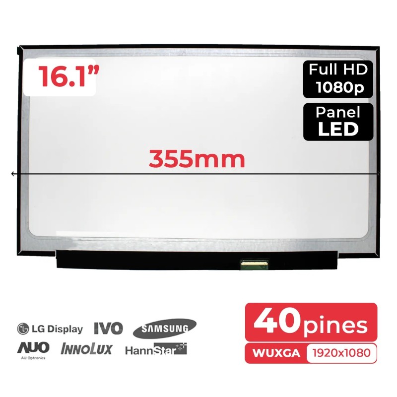 ÉCRAN LED MAT 16.1" POUR HP VICTUS 16-D SERIES NV161FHM-NY6 144 HZ