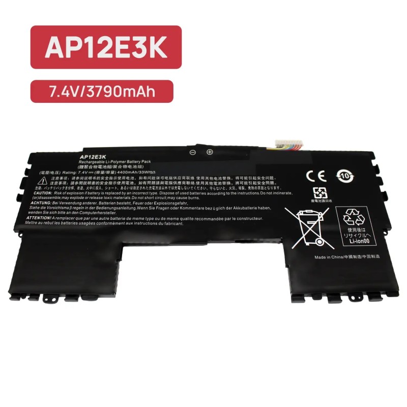 BATTERIA COMPUTER PORTATILE PER ACER ASPIRE S7 S7-191 ULTRABOOK SERIE AP12E3K