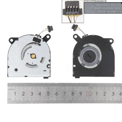 VENTILATEUR POUR PORTABLE HP PAVILION 13-AN TPN-Q214 13-AN006TU 13-AN0031WM ND55C03-18C15 L41283-001 DC5V 0.5A