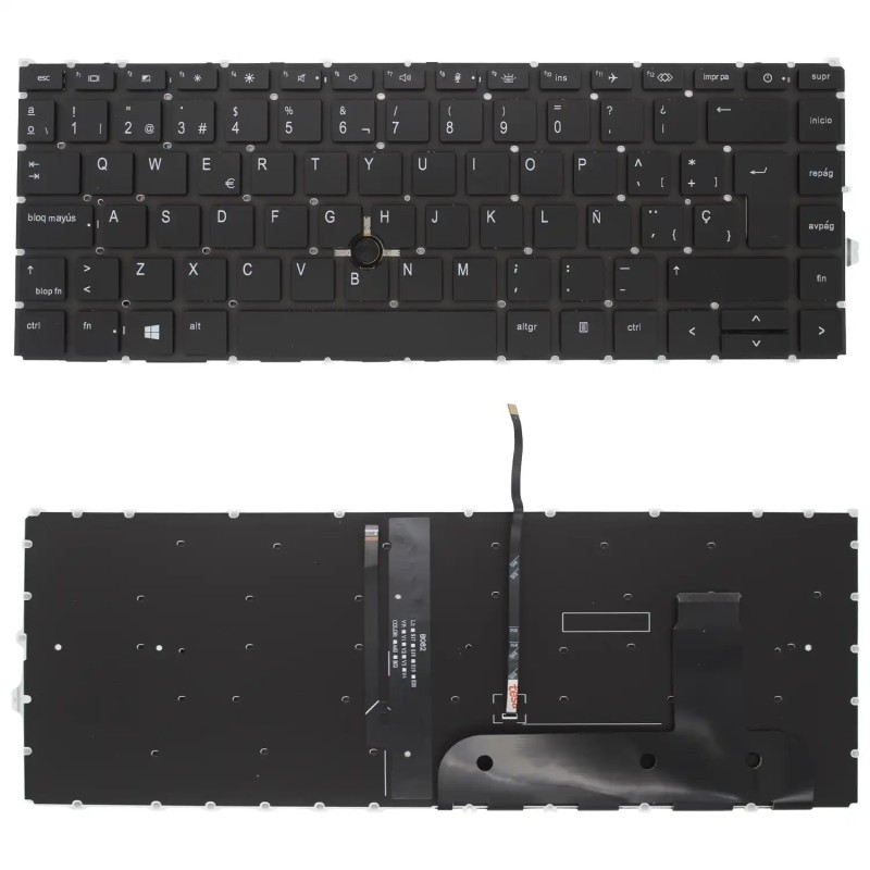 TASTIERA PER PORTATILE HP ELITEBOOK 840 G7 840 G8 845 G7 845 G8 745 G7 745 G8 NERA L87607-071 M07090-071