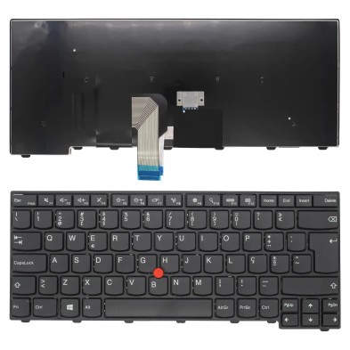 CLAVIER POUR ORDINATEUR PORTABLE LENOVO THINKPAD T431S T440 T440P T440S L440 0C02263 EN PORTUGAIS