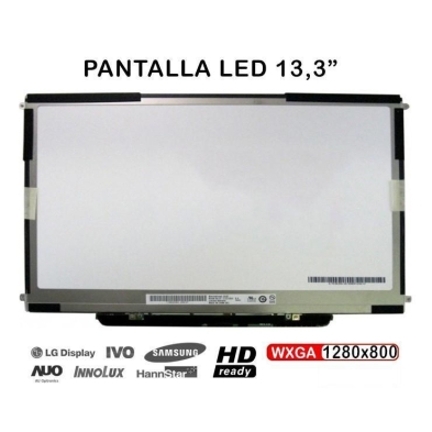SCHERMO LED 13.3" PER COMPUTER PORTATILE APPLE MACBOOK 13.3" A1278 LP133WX2 TL G6 LP133WX2-TLG6