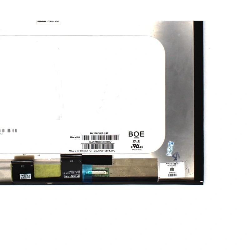 SCHERMO LED TOUCH DA 14" PER PORTATILE HP PAVILION X360 14-DY SENZA CORNICE IN PLASTICA + VETRO FRONTALE