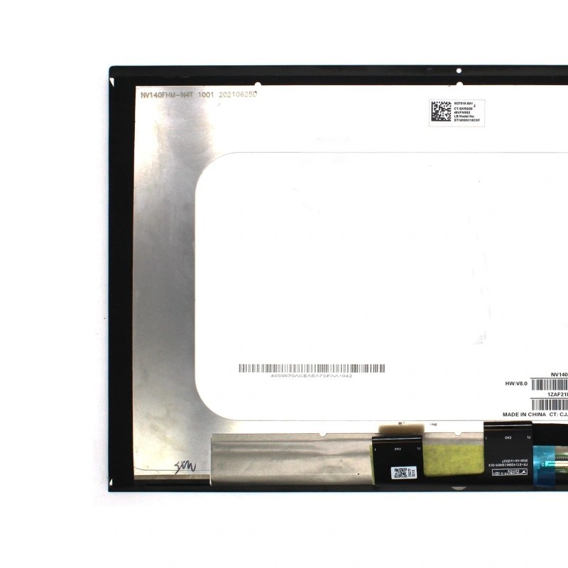 ECRÃ LED TÁTIL DE 14" PARA PORTÁTIL HP PAVILION X360 14-DY SEM MOLDURA DE PLÁSTICO + VIDRO FRONTAL
