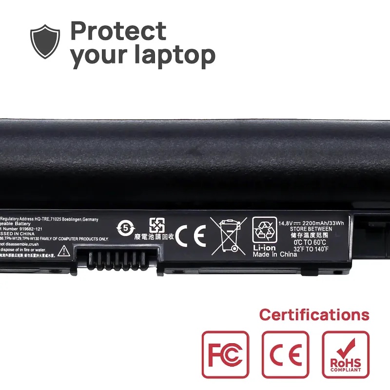 BATTERIA PER COMPUTER PORTATILE HP 240 G6 245 G6 250 G6 255 G6 919700-850 919701-850