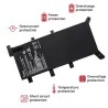 BATTERIE POUR ORDINATEUR PORTABLE ASUS F554 F554L A555 A555L
