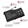 BATERIA PARA PORTÁTIL HP ZBOOK 17 G3 808397-421 808451-001 AI06XL HSTNN-C86C LB6X