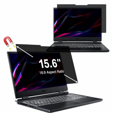 PROTEZIONE PER SCHERMO 15,6" MAGNETICA FILTRO ANTI LUCE BLU ASUS VIVOBOOK M515 ACER ASPIRE 5 A515-56 NITRO 5 AN515-55 351X204 MM