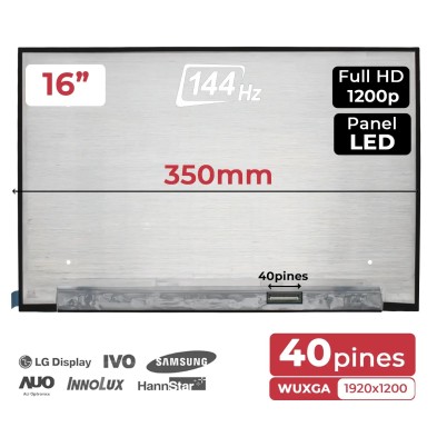 PANTALLA LED DE 16" PARA ASUS VIVOBOOK PRO16 K6602 | N160JME-GTK FHD