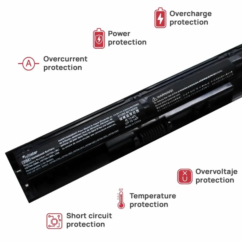 BATERIA PARA PORTATIL HP VI04 14T-U000 14T-U100 14-U000 14-U001LA 14-U001TX 14-U002TX
