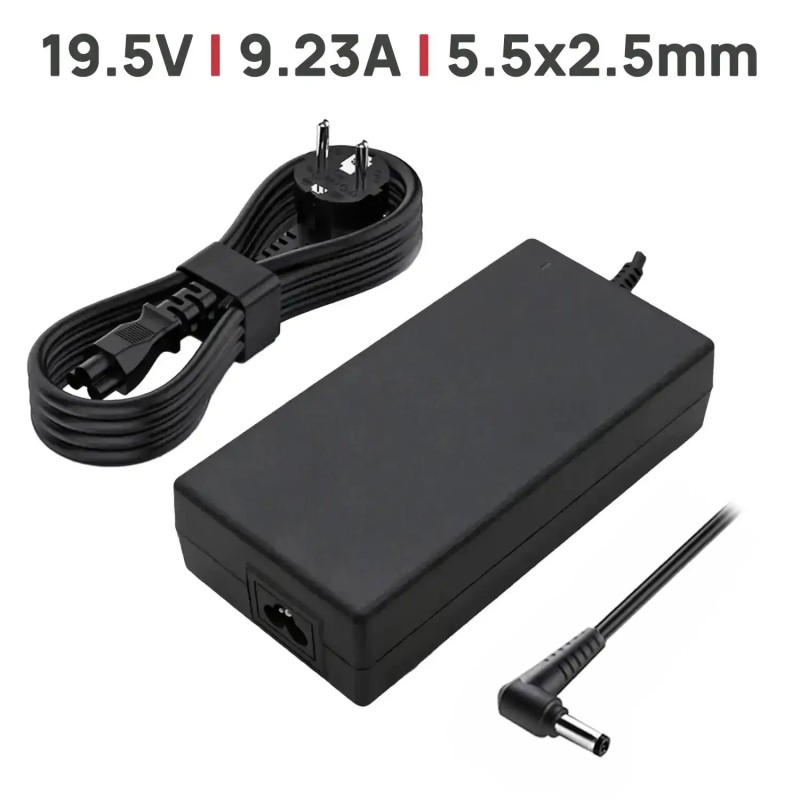 CARICABATTERIE PER COMPUTER PORTATILE ASUS ET2000 SERIES 19.5V 9.23A 5.5X2.5MM