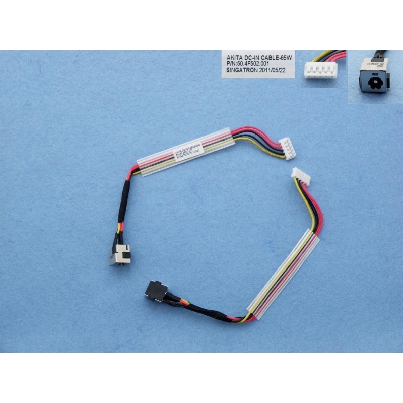 Dc jack para HP DV2000 , 65W (con cable ) PJ117-1