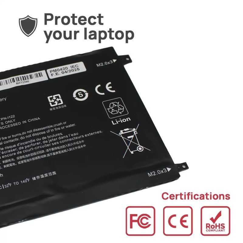 BATERIA PARA PORTÁTIL HP PAVILION X2 10 DO02XL 810749-421 HSTNN-LB6Y TPN-I121 TPN-I122