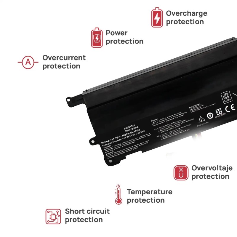BATERIE POUR ASUS ROG G752 G752V G752VL G752VM G752VT G752VY G752VW GFX72V GFX72VM GFX72VT G752VM-RB71 G752VT-DH72