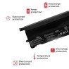 BATERIE POUR ASUS ROG G752 G752V G752VL G752VM G752VT G752VY G752VW GFX72V GFX72VM GFX72VT G752VM-RB71 G752VT-DH72