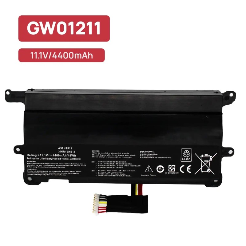 BATERIE POUR ASUS ROG G752 G752V G752VL G752VM G752VT G752VY G752VW GFX72V GFX72VM GFX72VT G752VM-RB71 G752VT-DH72