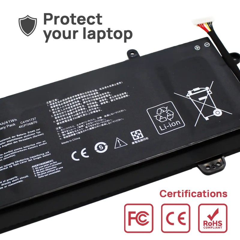 BATTERIA PER COMPUTER PORTATILE ASUS ROG ZEPHYRUS M GM501 C41N1727GM
