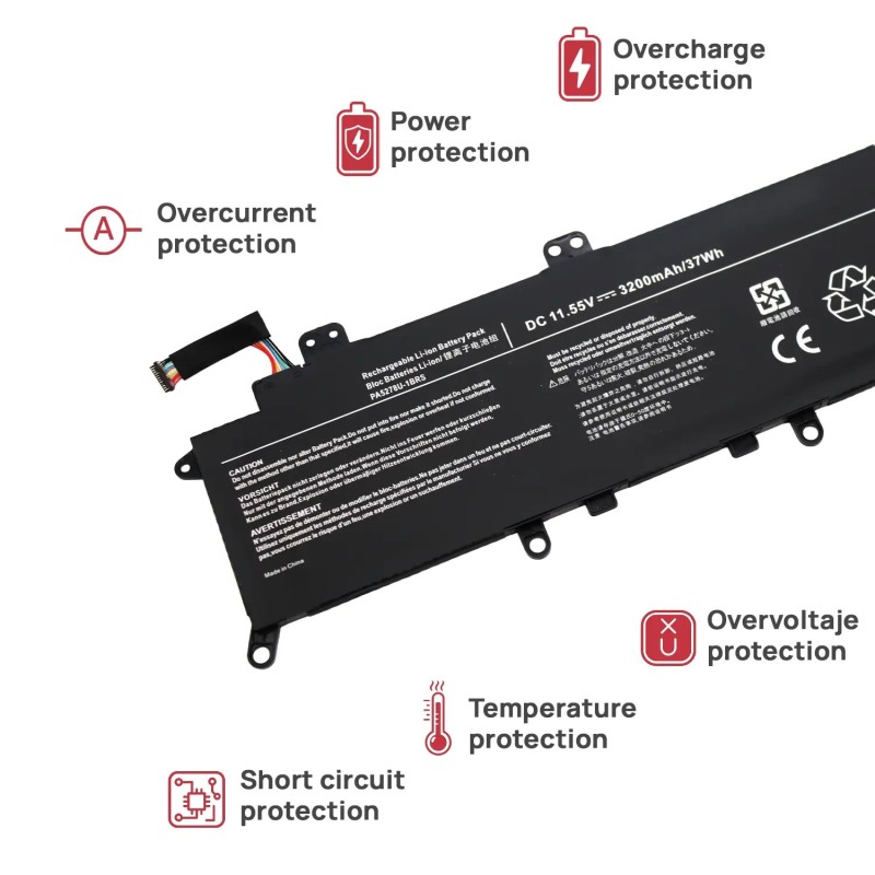 BATTERIE POUR PORTABLE TOSHIBA DYNABOOK TECRA X40-D X40-E X40-F