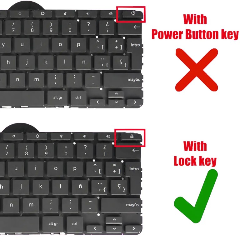 TECLADO PARA PORTÁTIL HP CHROMEBOOK X360 11-AE | 921809-171 NSK-XF0SQ