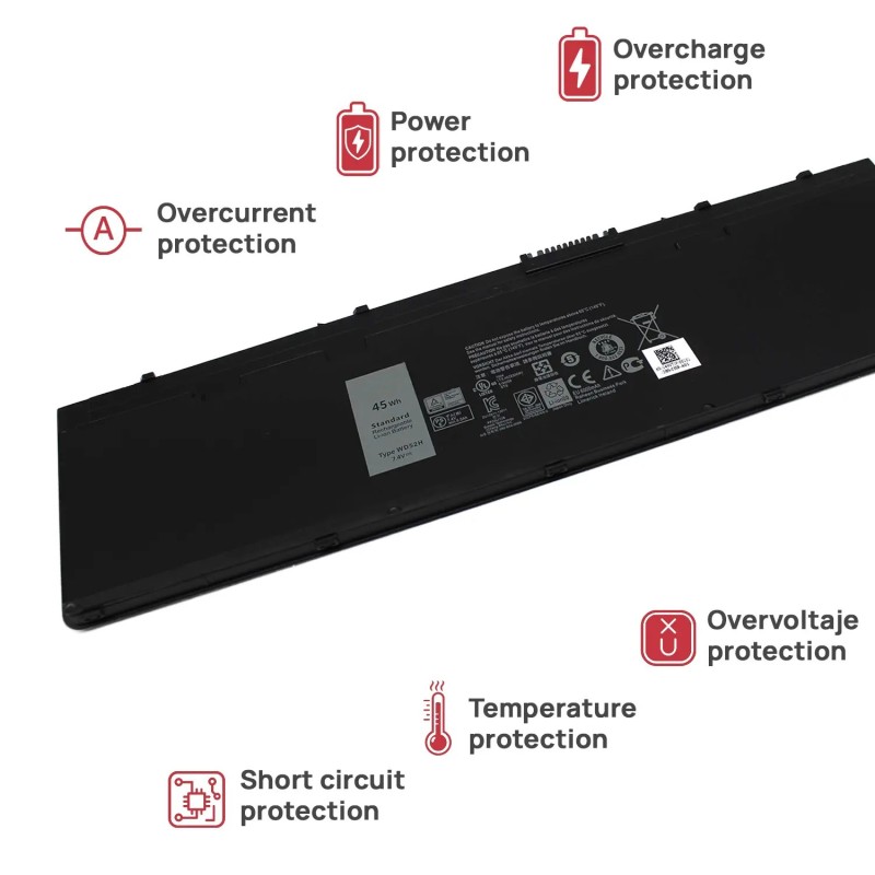 BATERIA PARA PORTATIL DELL LATITUDE 12 7000 E7240 E7250 WD52H