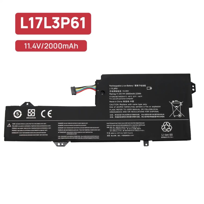 BATERÍA PARA PORTÁTIL LENOVO IDEAPAD 320S-13LKB L17L3P61 11.4V 2000MAH