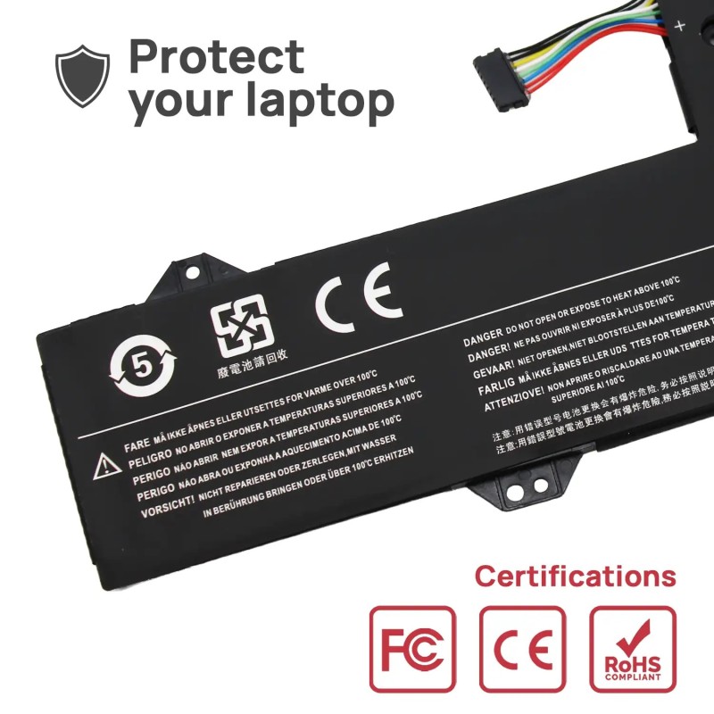 BATTERIA PER COMPUTER PORTATILE LENOVO IDEAPAD 320S-13LKB L17L3P61 11.4V 2000MAH