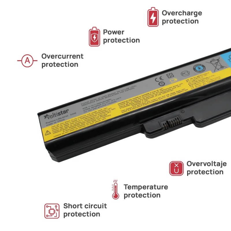 BATERÍA PARA PORTATIL IBM LENOVO G450 N500 Y430 G430 G450 G455A G530 