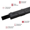 BATTERIE HAUTE CAPACITÉ POUR PORTABLE TOSHIBA SATELLITE L500 L300 L500D L505 L505D A200 A205